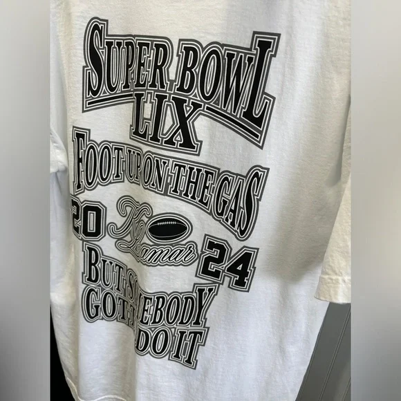 Kendrick Lamar x Willy Chavarria Super Bowl LIX T-shirt Large - Picture 3 of 12